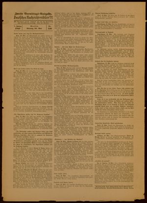 Deutsches Nachrichtenbüro on May 20, 1940
