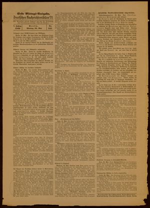 Deutsches Nachrichtenbüro on May 20, 1940