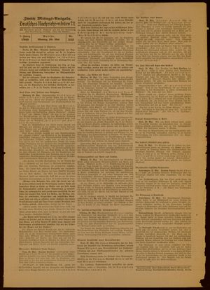 Deutsches Nachrichtenbüro on May 20, 1940