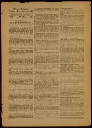 Deutsches Nachrichtenbüro vom 29.05.1940