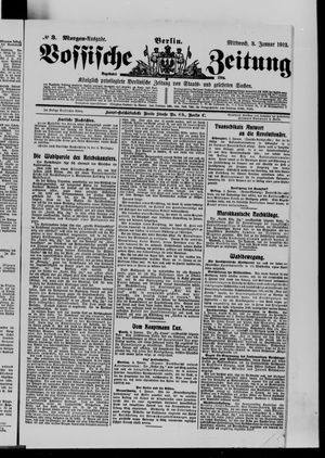 Vossische Zeitung vom 03.01.1912