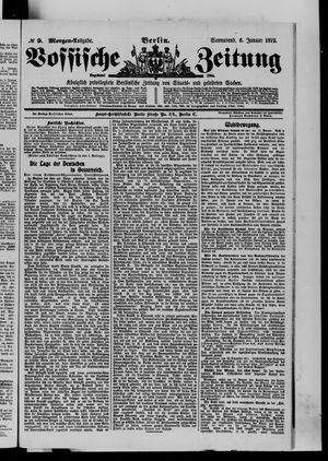 Vossische Zeitung on Jan 6, 1912