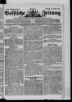 Vossische Zeitung vom 10.01.1912