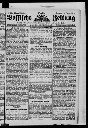 Vossische Zeitung vom 20.01.1912