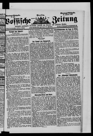 Vossische Zeitung vom 22.01.1912