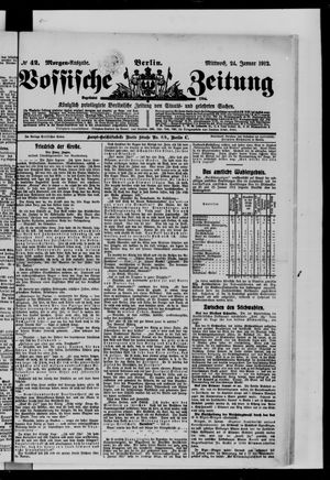 Vossische Zeitung on Jan 24, 1912