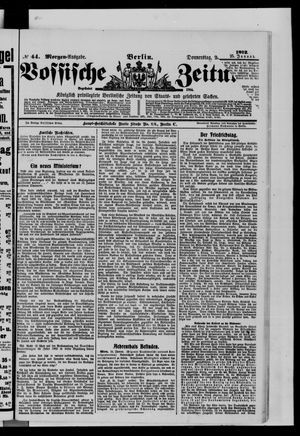 Vossische Zeitung on Jan 25, 1912