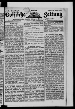 Vossische Zeitung vom 26.01.1912
