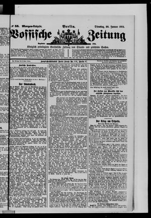 Vossische Zeitung vom 30.01.1912