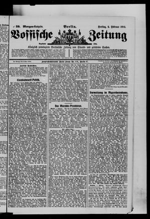 Vossische Zeitung on Feb 2, 1912