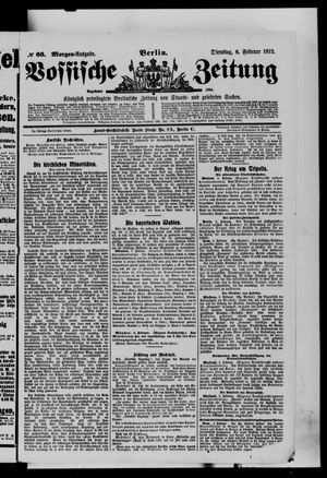 Vossische Zeitung vom 06.02.1912