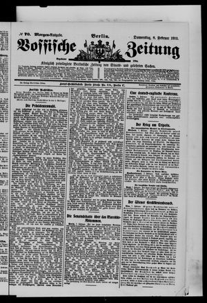 Vossische Zeitung vom 08.02.1912