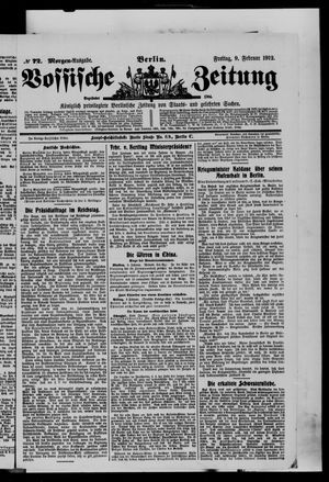 Vossische Zeitung vom 09.02.1912