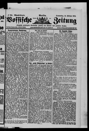 Vossische Zeitung vom 15.02.1912