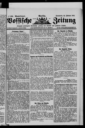 Vossische Zeitung vom 24.02.1912