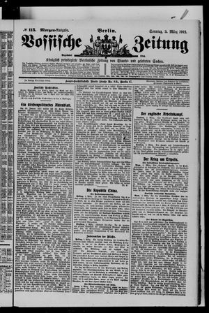 Vossische Zeitung vom 03.03.1912