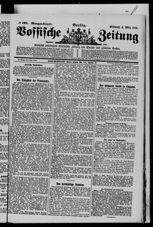 Vossische Zeitung on Mar 6, 1912