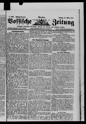 Vossische Zeitung vom 15.03.1912