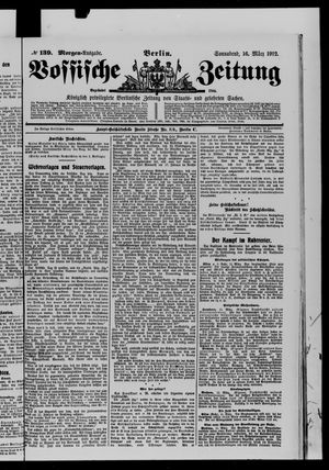 Vossische Zeitung vom 16.03.1912