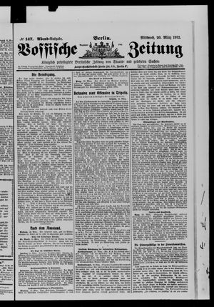 Vossische Zeitung vom 20.03.1912