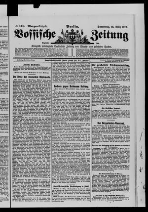 Vossische Zeitung vom 21.03.1912