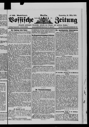 Vossische Zeitung vom 21.03.1912