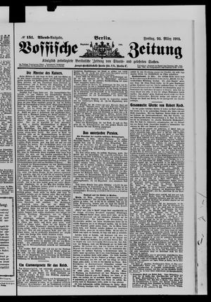 Vossische Zeitung vom 22.03.1912