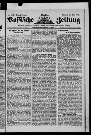 Vossische Zeitung vom 27.03.1912