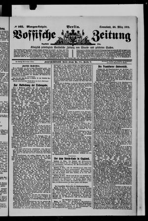 Vossische Zeitung on Mar 30, 1912