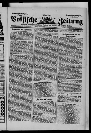 Vossische Zeitung on Apr 9, 1912
