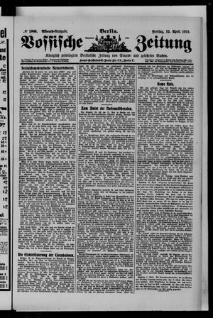Vossische Zeitung vom 12.04.1912