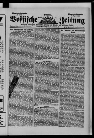 Vossische Zeitung vom 15.04.1912