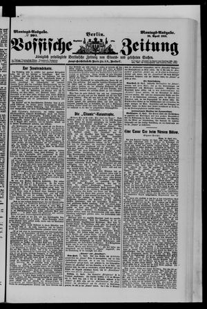 Vossische Zeitung vom 22.04.1912