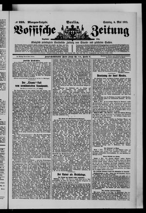 Vossische Zeitung vom 05.05.1912