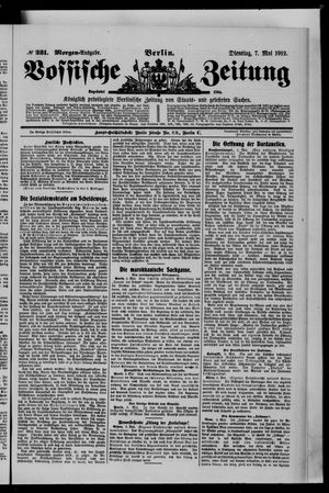 Vossische Zeitung vom 07.05.1912