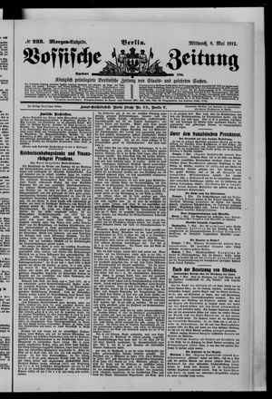 Vossische Zeitung vom 08.05.1912