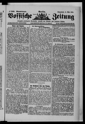 Vossische Zeitung vom 11.05.1912