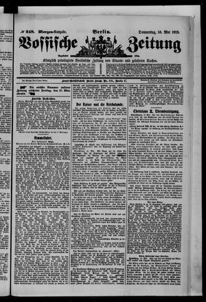 Vossische Zeitung vom 16.05.1912