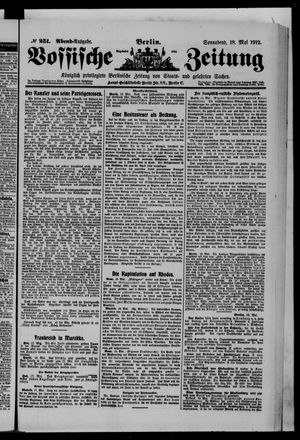 Vossische Zeitung vom 18.05.1912