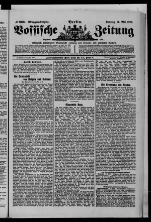 Vossische Zeitung vom 19.05.1912