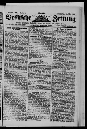Vossische Zeitung on May 23, 1912