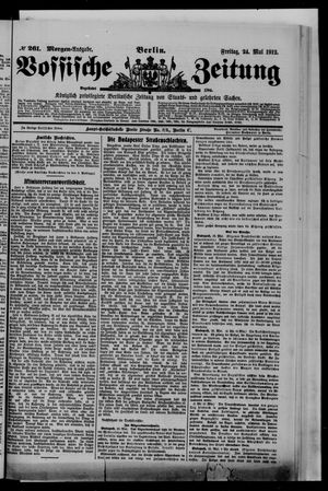 Vossische Zeitung vom 24.05.1912