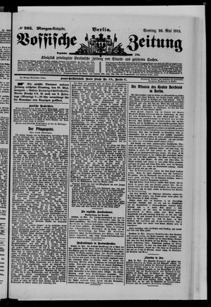 Vossische Zeitung on May 26, 1912