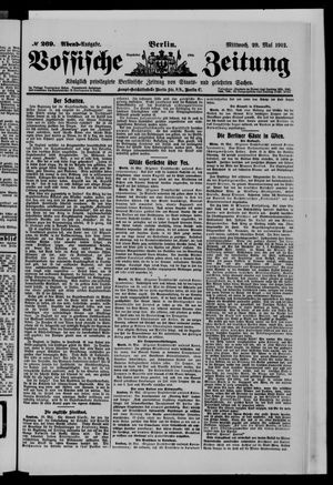 Vossische Zeitung vom 29.05.1912