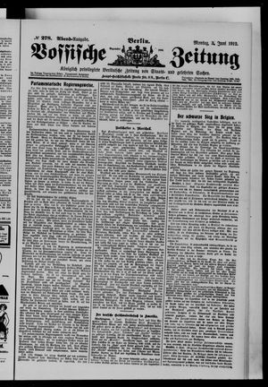 Vossische Zeitung vom 03.06.1912