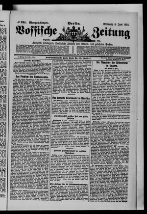 Vossische Zeitung vom 05.06.1912