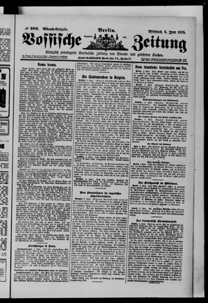Vossische Zeitung vom 05.06.1912