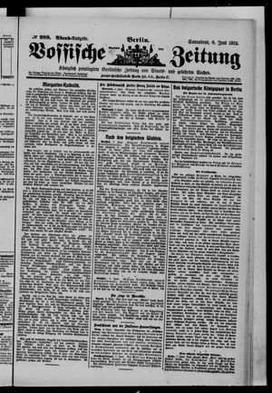 Vossische Zeitung vom 08.06.1912
