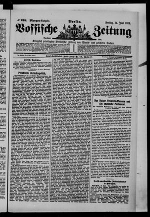 Vossische Zeitung vom 14.06.1912
