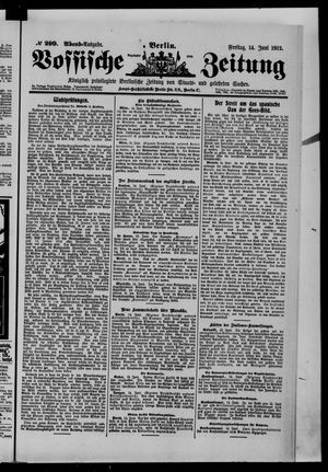 Vossische Zeitung vom 14.06.1912